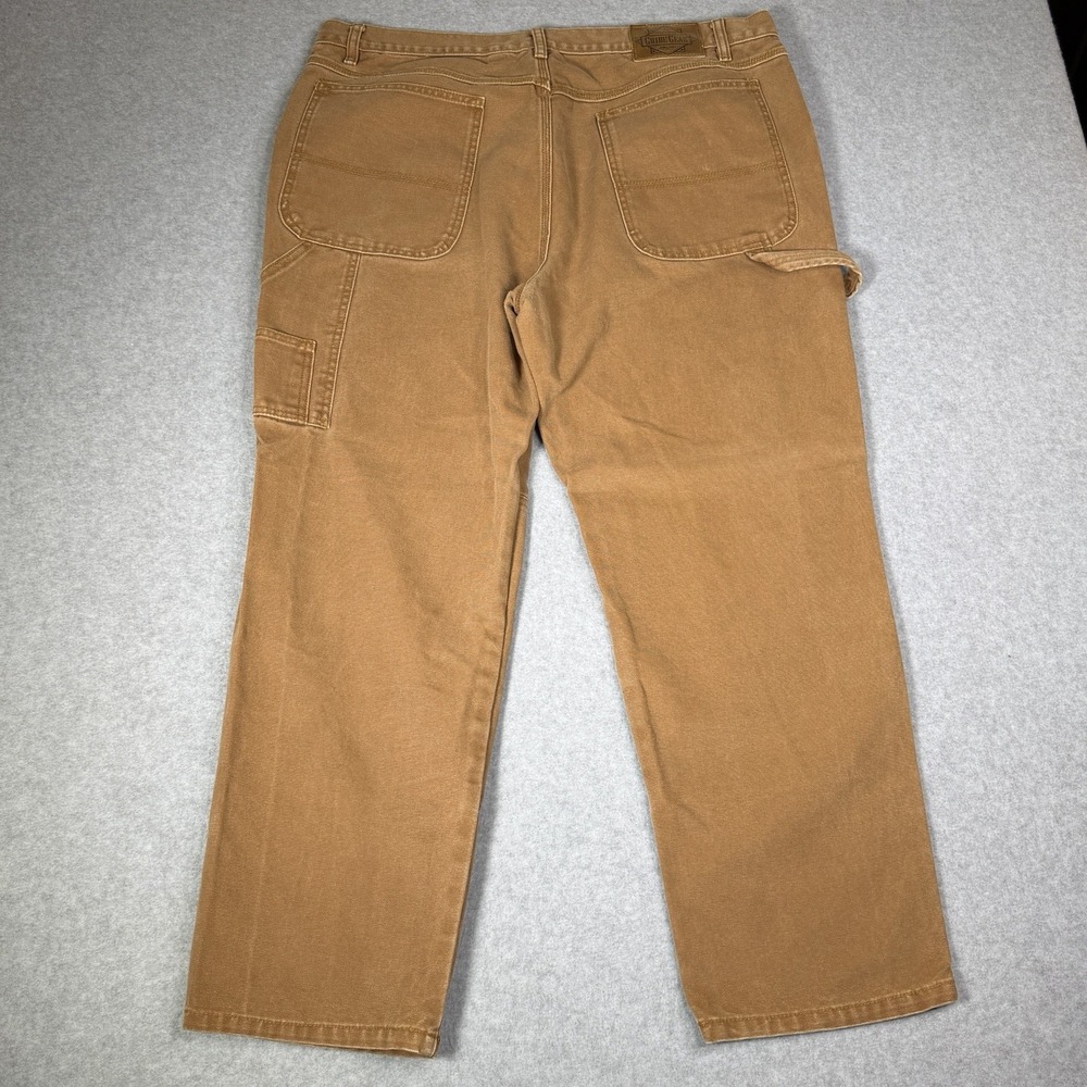 Lot Of 2 Vintage Guide Gear Mens 40x30 Double Knee Cotton Canvas Carpenter Pants - Picture 6 of 16